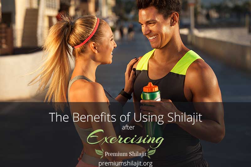 Shilajit and exercise - work to recover faster.